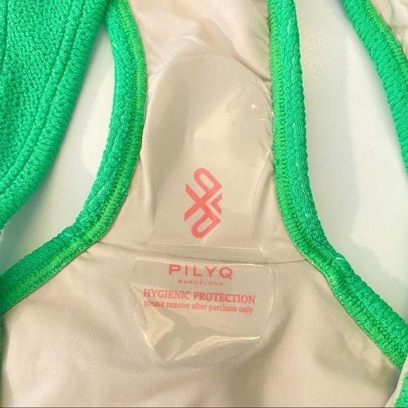 Pilyq Kiwi Reef Ring Side Halter Bikini NWT - Picture 9 of 12